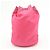 PRADA Triangle Logo Nylon Leather Drawstring Pouch Pink 1N0369 - view 2
