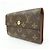 Louis Vuitton Monogram Portefeuille Alexandra Wallet Brown M60047 - vista 3