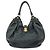 Borsa a tracolla Louis Vuitton Monogram Mahina L in pelle Noir Black M95765