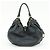 Borsa a tracolla Louis Vuitton Monogram Mahina L in pelle Noir Black M95765 - vista 2
