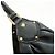 Borsa a tracolla Louis Vuitton Monogram Mahina L in pelle Noir Black M95765 - vista 9