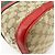 Borsa 2Way GUCCI Sherry GG Canvas Leather Boston Bag Beige Rosso 247205 - vista 14