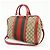 Borsa 2Way GUCCI Sherry GG Canvas Leather Boston Bag Beige Rosso 247205 - vista 3