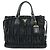 Borsa 2Way PRADA in nylon Tessuto Gaufre e pelle Nera B1788M