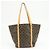 Louis Vuitton Monogram Sac Shopping Canvas Shoulder Bag Brown M51108 - vista 2