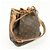Borsa a tracolla Louis Vuitton Monogram Petit Noe Brown M42226 - vista 4