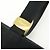 Salvatore Ferragamo Ferragamo Vara Canvas Leder Tiered Handtasche Pouch Schwarz - Ansicht 18