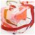 Hermès HERMES Cabas Drapeaux Au Vent Bolso de Playa de Algodón Tote Bag Rosa Rojo Blanco - vista 13