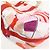 Hermès HERMES Cabas Drapeaux Au Vent Bolso de Playa de Algodón Tote Bag Rosa Rojo Blanco - vista 16