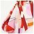 Hermès HERMES Cabas Drapeaux Au Vent Bolso de Playa de Algodón Tote Bag Rosa Rojo Blanco - vista 18
