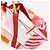 Hermès HERMES Cabas Drapeaux Au Vent Bolso de Playa de Algodón Tote Bag Rosa Rojo Blanco - vista 19