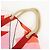 Hermès HERMES Cabas Drapeaux Au Vent Bolso de Playa de Algodón Tote Bag Rosa Rojo Blanco - vista 6