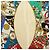 Sciarpa CHANEL COCO Mark 100% seta Motivo Gioielli Beige Multicolor - vista 7