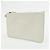 CHANEL COCO Mark Neceser de piel Bolso plano Blanco - vista 3