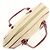 Borsa Bowling PRADA in tela e pelle con logo triangolare Natural Purple - vista 19