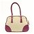 Borsa Bowling PRADA in tela e pelle con logo triangolare Natural Purple - vista 2