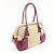 Borsa Bowling PRADA in tela e pelle con logo triangolare Natural Purple - vista 4