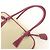 Borsa Bowling PRADA in tela e pelle con logo triangolare Natural Purple - vista 6