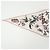 Christian Dior Seidentuch 100% Bandana Diamantform Rosa - Ansicht 3