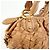 Borsa a tracolla e borsa a mano MIU MIU in pelle Blaid Marrone - vista 16