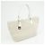 FENDI Shopper aus Leder und Canvas Zebra-Muster Beige Weiß 8BH115 - Ansicht 4