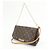 Louis Vuitton Monogram Favorite MM 2Way Bag Shoulder Bag Brown M40718 - vista 3