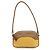 Borsa a spalla e borsa a mano in pelle PRADA Logo Sport Giallo Marrone