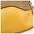 Borsa a spalla e borsa a mano in pelle PRADA Logo Sport Giallo Marrone - vista 17