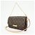 Borsa a tracolla Louis Vuitton Monogram Favorite MM Brown M40718 - vista 3