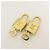 Louis Vuitton Lot de 10 Cadenas et Clés en Métal Gold - vue 3