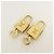 Louis Vuitton Lot de 10 Cadenas et Clés en Métal Gold - vue 5