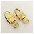 Louis Vuitton Lot de 10 Cadenas et Clés en Métal Or - vue 12