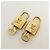 Louis Vuitton Lot de 10 Cadenas et Clés en Métal Or - vue 3