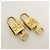 Louis Vuitton Lot de 10 Cadenas et Clés en Métal Or - vue 4