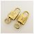 Louis Vuitton Lot de 10 Cadenas et Clés en Métal Or - vue 5