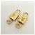 Louis Vuitton Lot de 10 Cadenas et Clés en Métal Or - vue 7