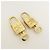 Louis Vuitton Lot de 10 Cadenas et Clés en Métal Gold - vue 10