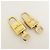 Louis Vuitton Lot de 10 Cadenas et Clés en Métal Gold - vue 8