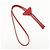 PRADA Triangle Logo Saffiano Leather Loop Tie Red - Ansicht 3