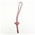 PRADA Triangle Logo Saffiano Leather Loop Tie Red - Ansicht 6