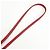 PRADA Triangle Logo Saffiano Leather Loop Tie Red - Ansicht 8