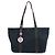 FENDI Borsa Tote e Borsa a Spalla in Tela Zucchino e Pelle Nera 8BH215