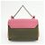 Louis Vuitton LOCKME 2 BB Borsa a mano 2 vie in pelle Rose Khaki M54103 - vista 2