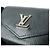 Louis Vuitton Logo Portefeuille Lock Mini Compact Wallet Noir M63921 - vista 12