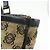 Borsa Tote LOEWE Anagram in tela jacquard e pelle Beige Black - vista 14