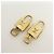 Louis Vuitton Lot de 10 Cadenas et Clés en Métal Or - vue 11