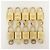 Louis Vuitton Lot de 10 Cadenas et Clés en Métal Or - vue 2
