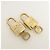 Louis Vuitton Lot de 10 Cadenas et Clés en Métal Or - vue 8