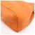 Borsa a spalla in pelle con logo PRADA Borsa Tote Borsa a mano Arancione BR4829 - vista 10