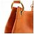 Borsa a spalla in pelle con logo PRADA Borsa Tote Borsa a mano Arancione BR4829 - vista 14